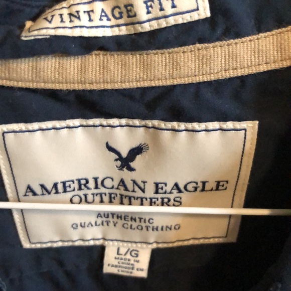 American Eagle light weight cotton button up - Picture 3 of 3